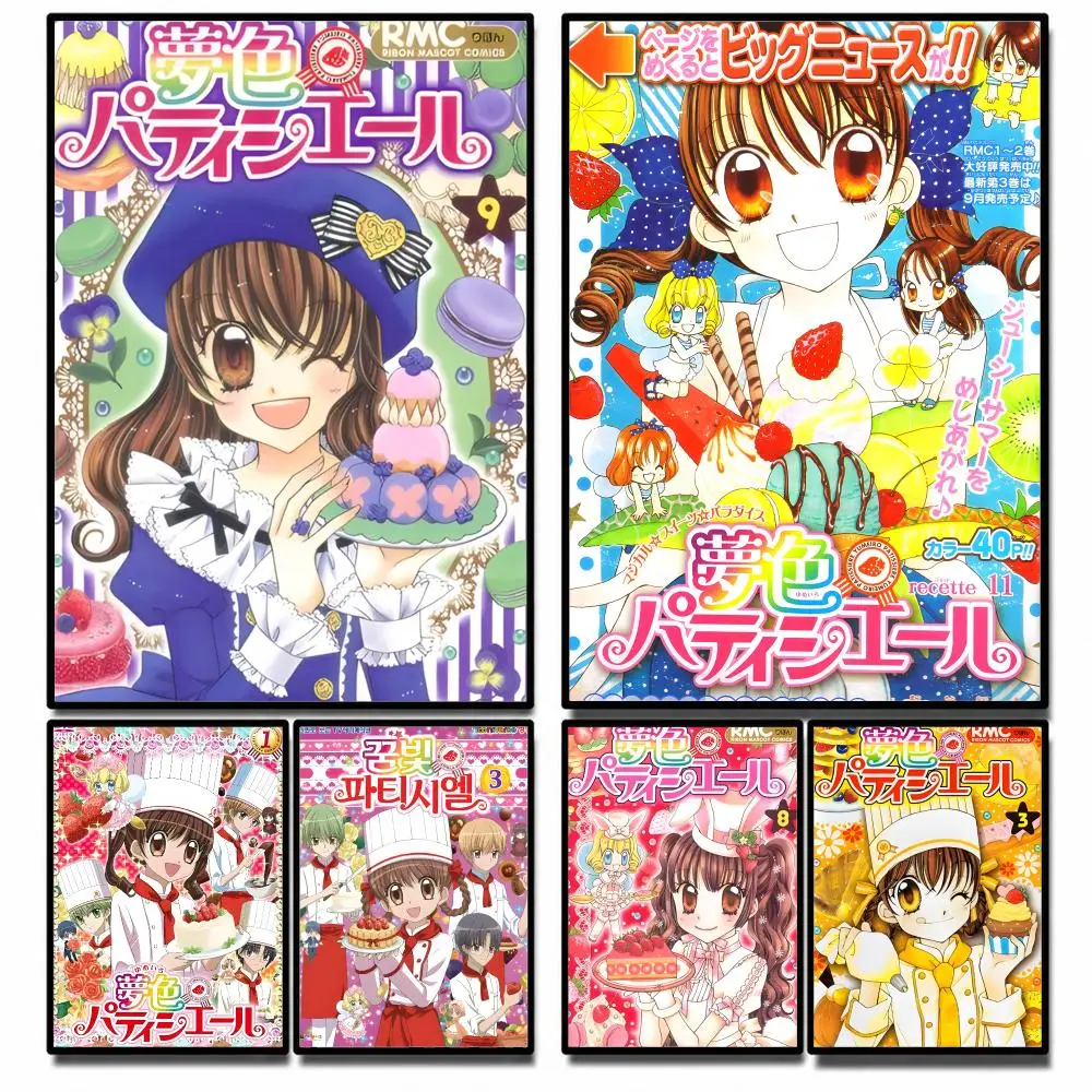 Anime Yumeiro Patissiere Poster High-definition  stickers, suitable for bedroom, living room, home decoration