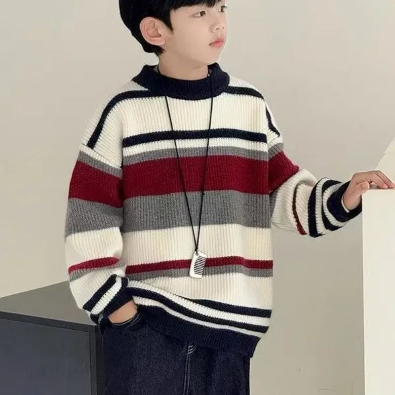 Striped Boys Winter Sweater 2