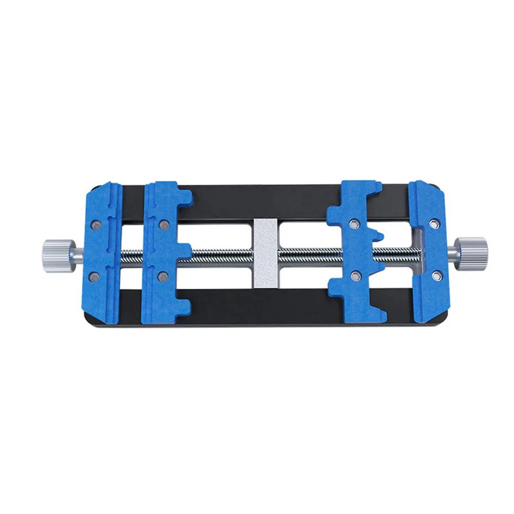 K23 Clamping Fixture Metal Blue Holder For Various Irregular Shaped PCB Board Soldering Repair Tool 182x62x24mm