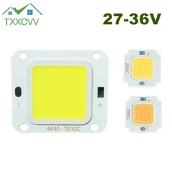 Puce COB LED haute puissance 10W 20W 40W 50W 60W 70W DC27-36V, perles de lampe pour projecteur, bricolage