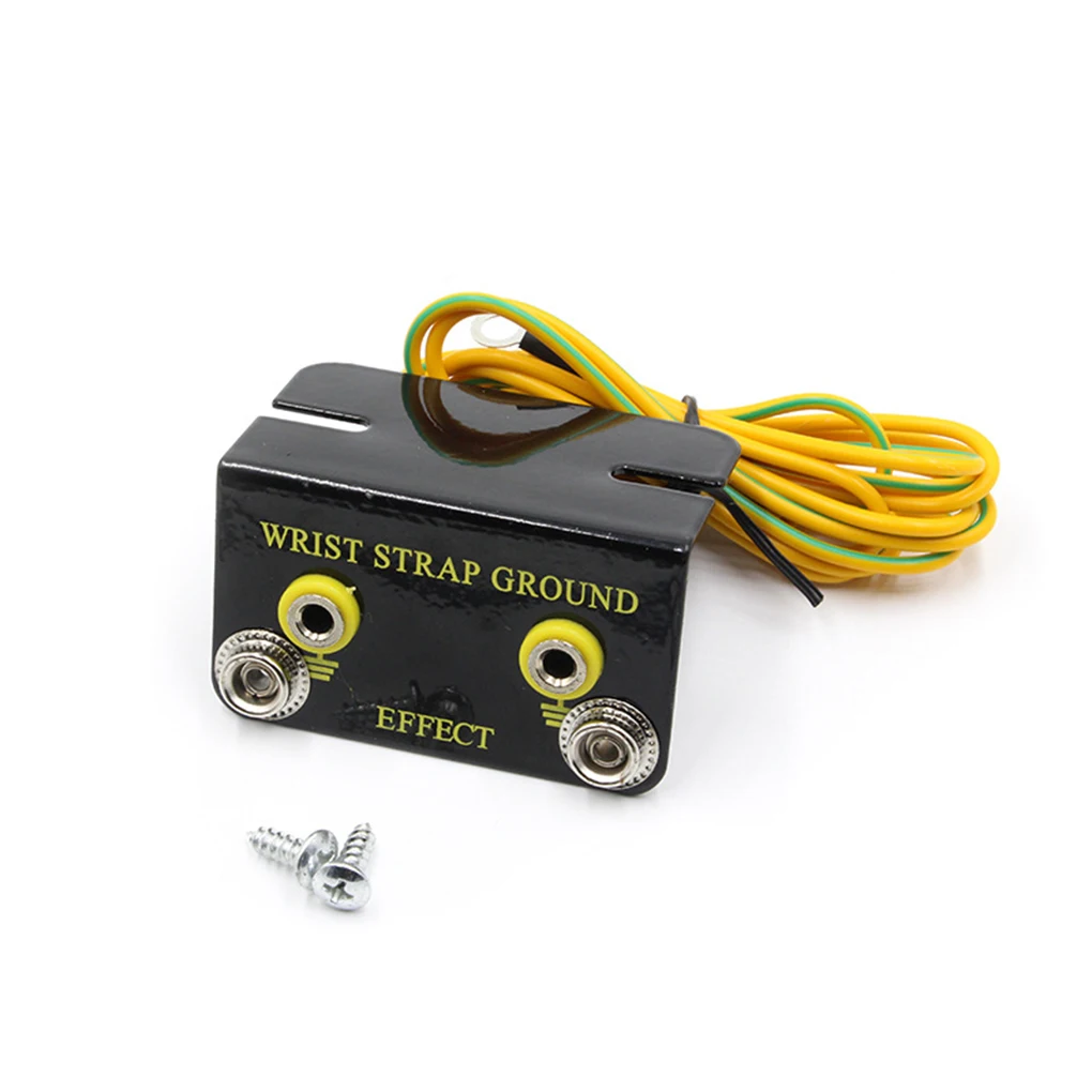 5pcs Ground Socket Wireless Discharge Cables Dual Plug L-Shaped Sockets