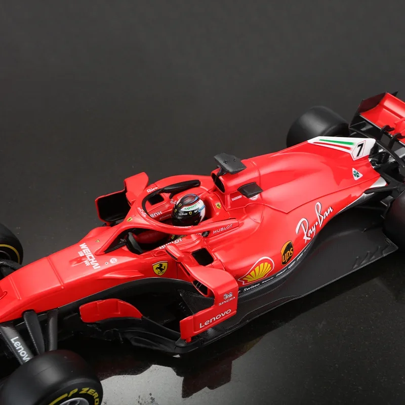 In Stock Bburago 1:18 F1 Alloy Miniature Diecast Model Ferrari Sf70h Ferrari Sf71h Formula Racing Diecast Model Toys Kids Gift