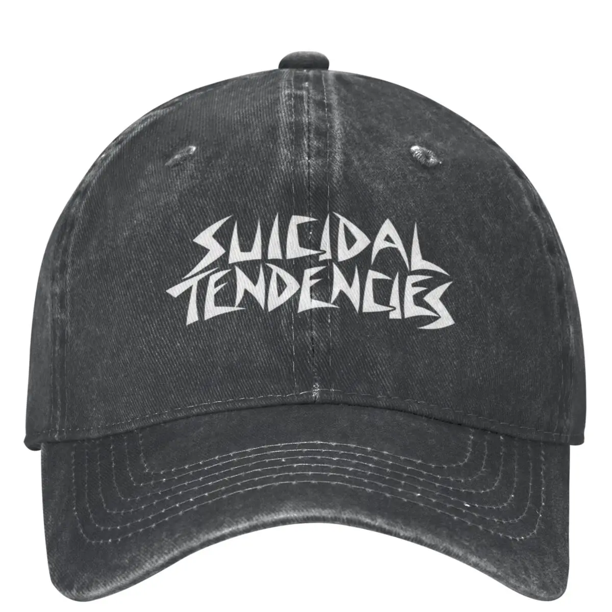 

Men Women Rock Music Suicidal Tendencies Band Baseball Cap Vintage Distressed Washed heavy Sun Cap Adjustable