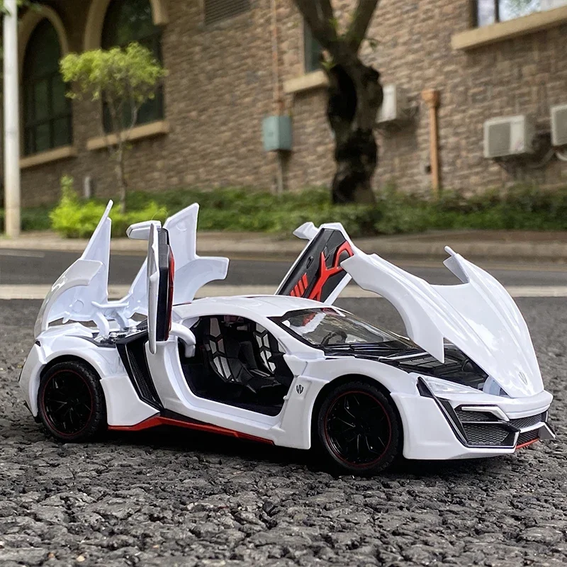 1:32 Lykan Hypersport Sport alliage voiture modèle moulé sous pression et véhicules jouets jouet voiture métal Collection jouet enfant jouets cadeaux