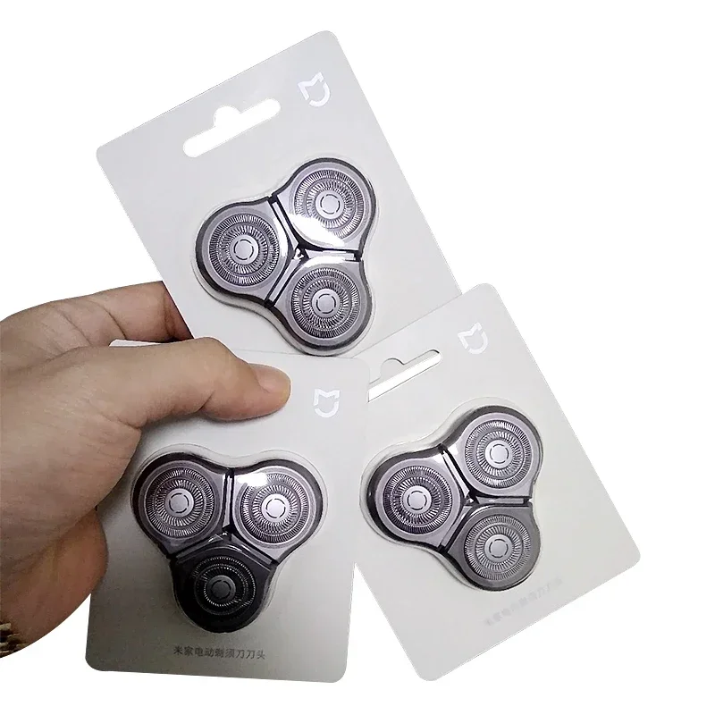 

100% электрическая бритвенная головка Xiaomi для сухого и влажного бритья, триммер для бороды, сменное лезвие для бритвы для Mijia S500 S500C S300