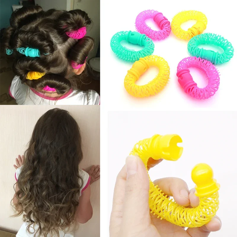 Magic Hair Donuts Styling Rollers Hairdress Spiral Curls DIY Tool for Women Hair Accessories