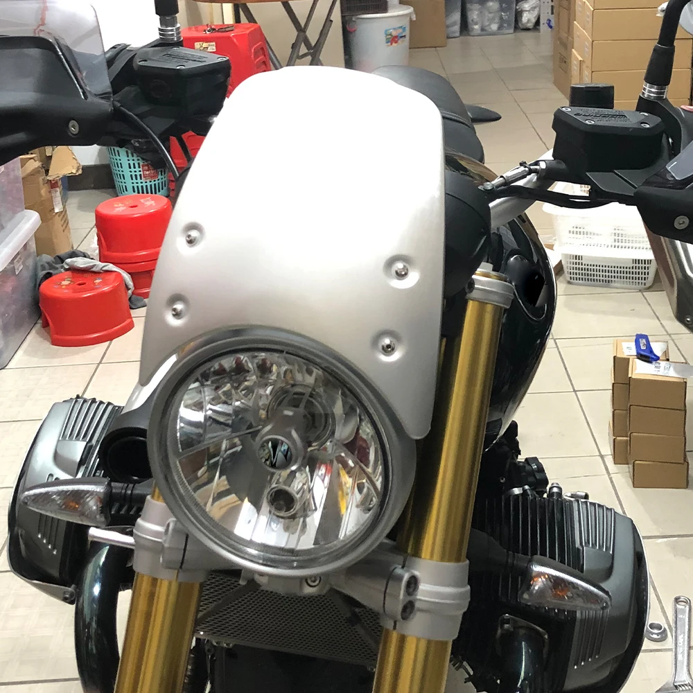 Motorcycle Windshield Cockpit Fairing Headlight Windscreen For BMW R Nine T Scrambler R9T Pure Racer Urban RnineT G/S Ninet /5 - Image 4