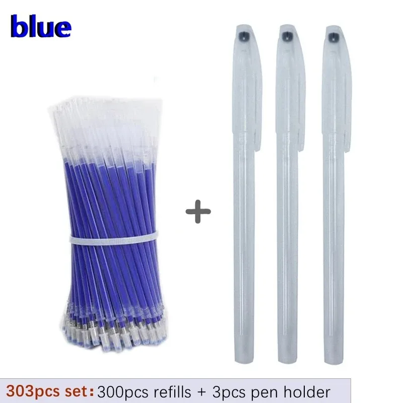 103Pcs / Set Heat Erasable Refill Marker Pen Temperature Disappearing Fabric Pens Line Marking DIY Craft Sewing Accessories