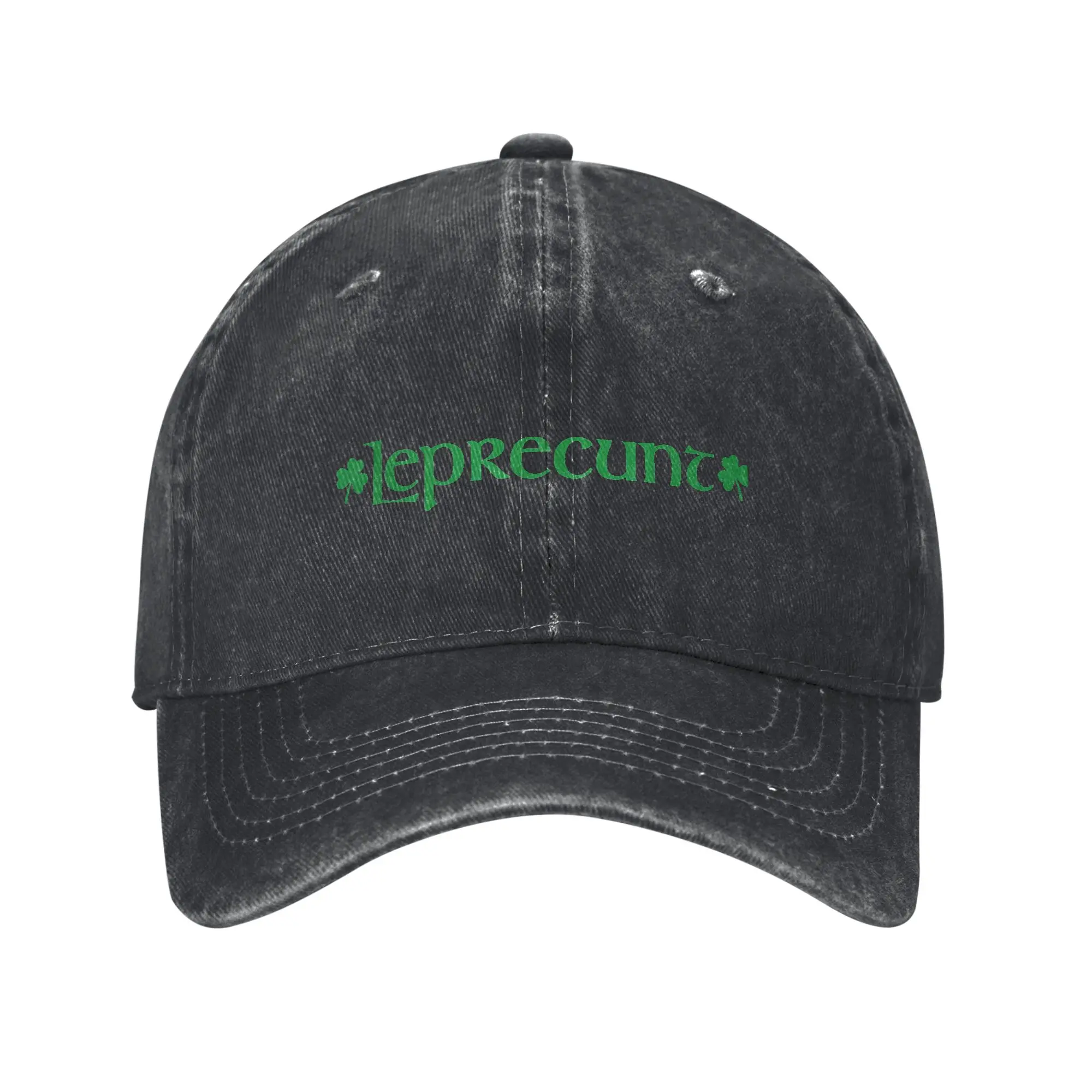 

Summer Leprecunt Irish St Patricks Day Baseball Cap Sun Breathable Washed Trucker Hat Couple Women Hiking Fishing Baseball Caps