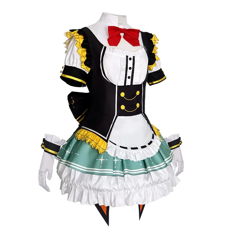 アニメ Lolite セクシーなメイドドレスゲームブルーアーカイブうしまきゆりメイドコスプレ衣装 Cos パーティー制服ハロウィンプレイ役割服