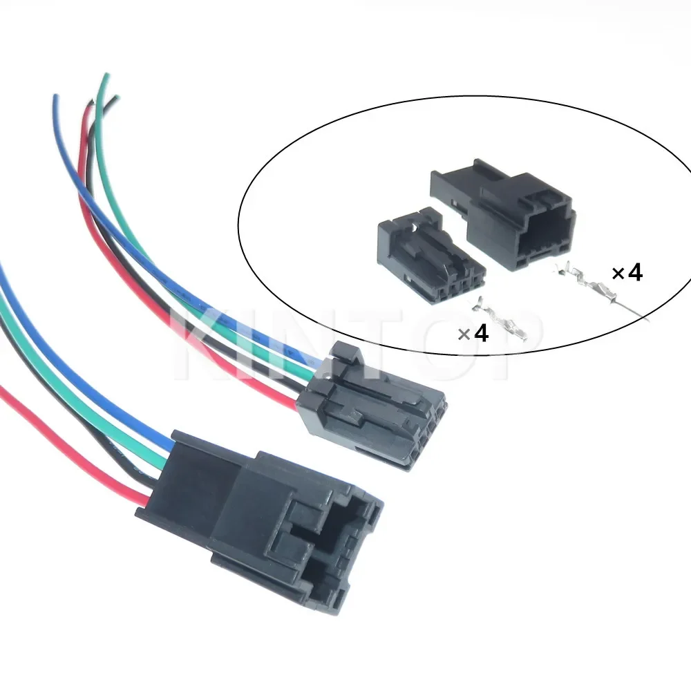 

1 Set 4 Pins 0.6 Series 936119-1 936119-2 936119-3 AC Assembly Automobile Electric Wiring Cable Harness Connector