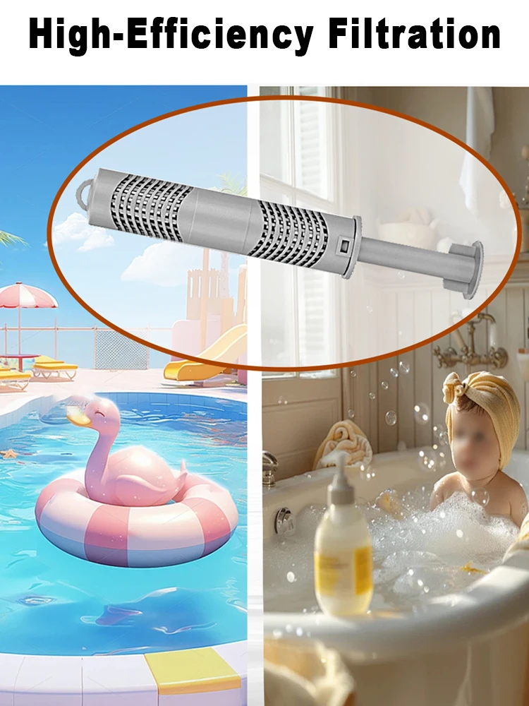 2 filtros para bañera, cartuchos de iones minerales para spa, suministro para jacuzzi, aportan agua de manantial fresca y cristalina