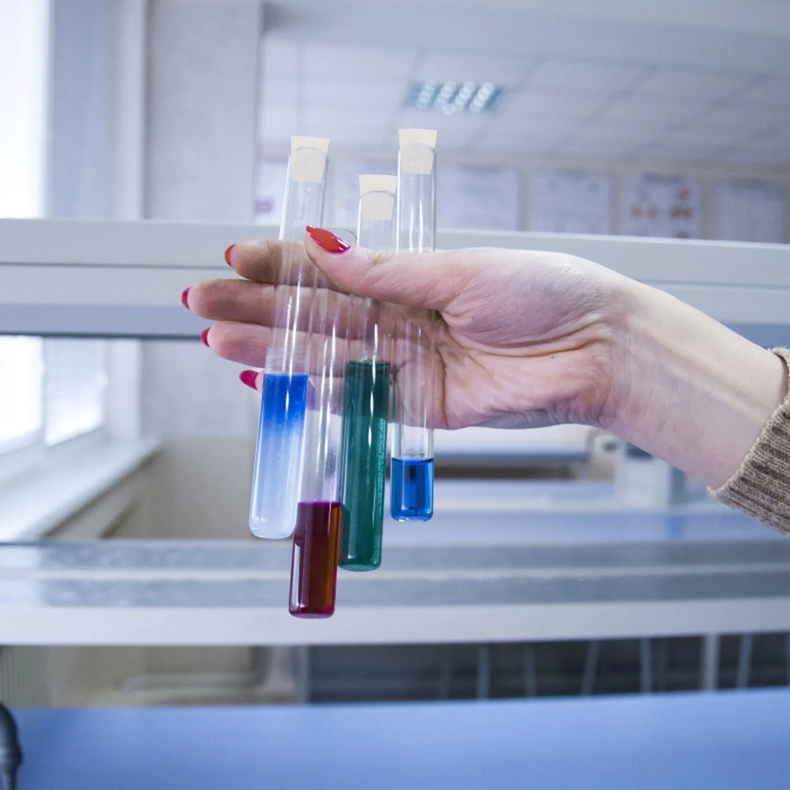 

5pcs Silicone Plugs White Food Grade Lids Small Size Lab Use Test Tube Caps Odor Resistant Insect Proof Food Storage