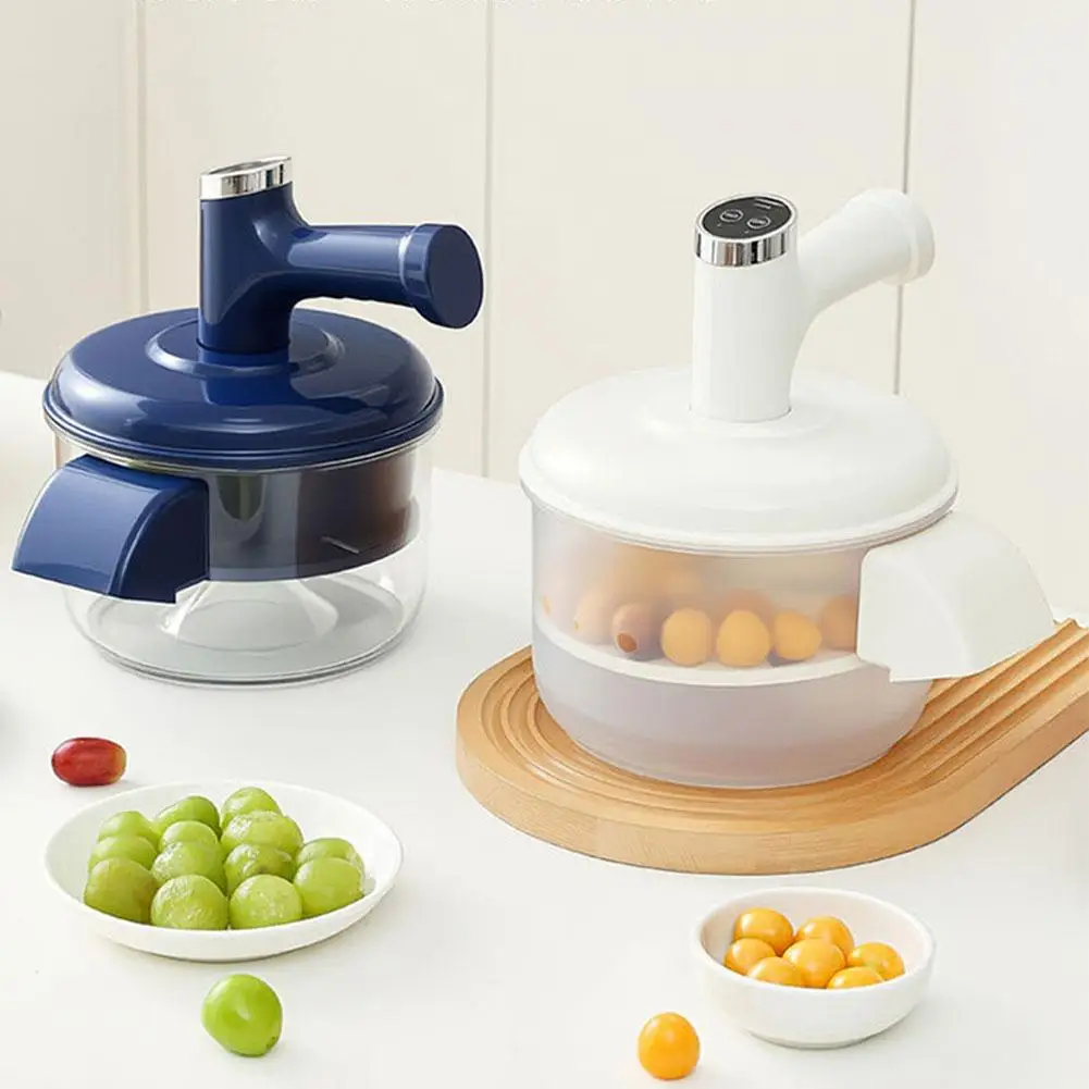 Automatic Fruit Garlic Peeler Machine Electric Grape Peeler Small Household Rechargeable Kitchen Tool for Fruit Skin Removal