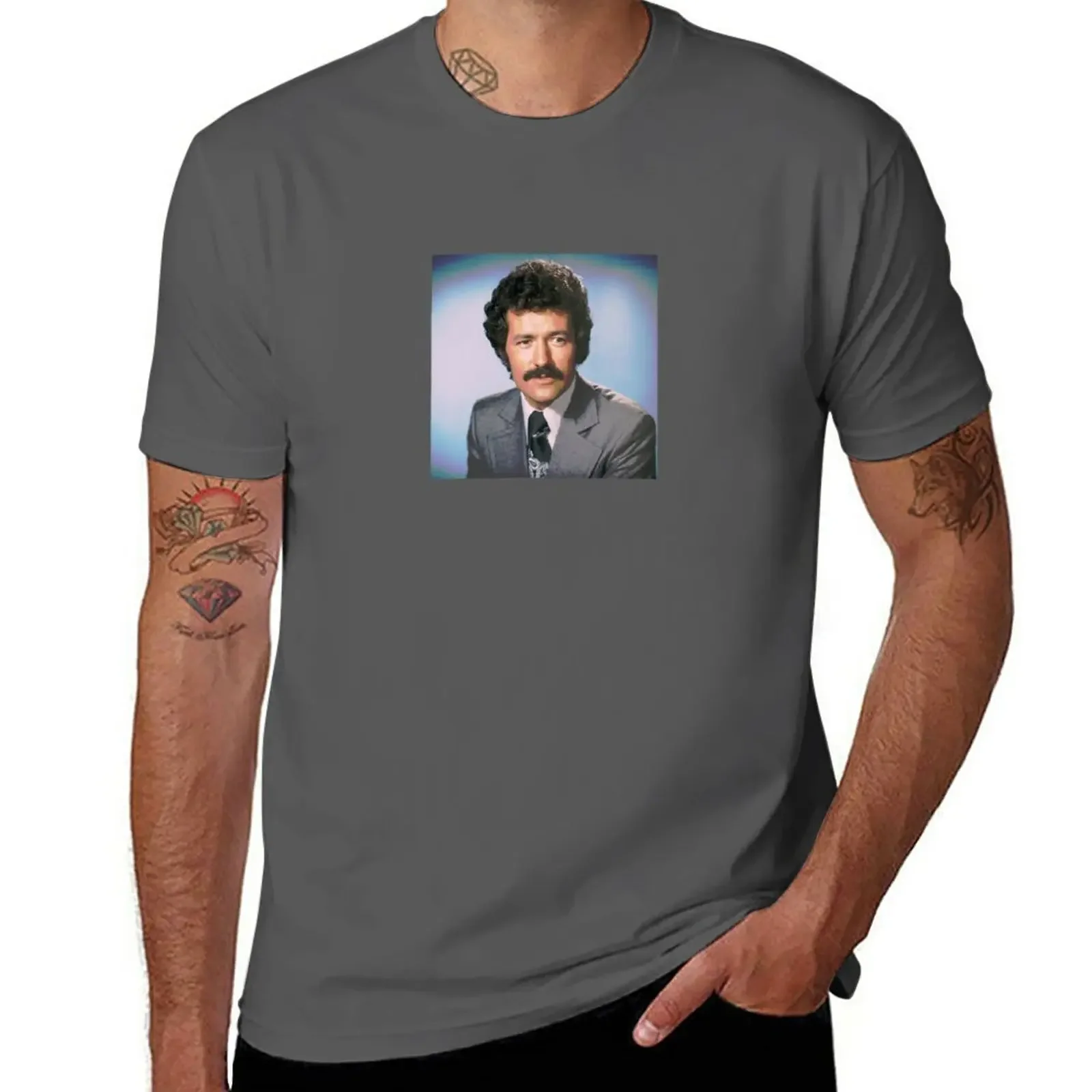 

the man, the myth, the legend - Alex Trebek T-Shirt boys whites cute tops mens white t shirts