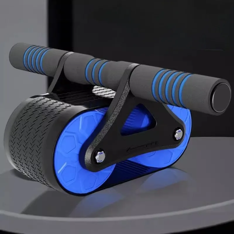 Automatic Rebound Abdominal Wheel Roller for Home Gym Workout with Knee Pad & Resistance Band,Abdominal Core Strength Training