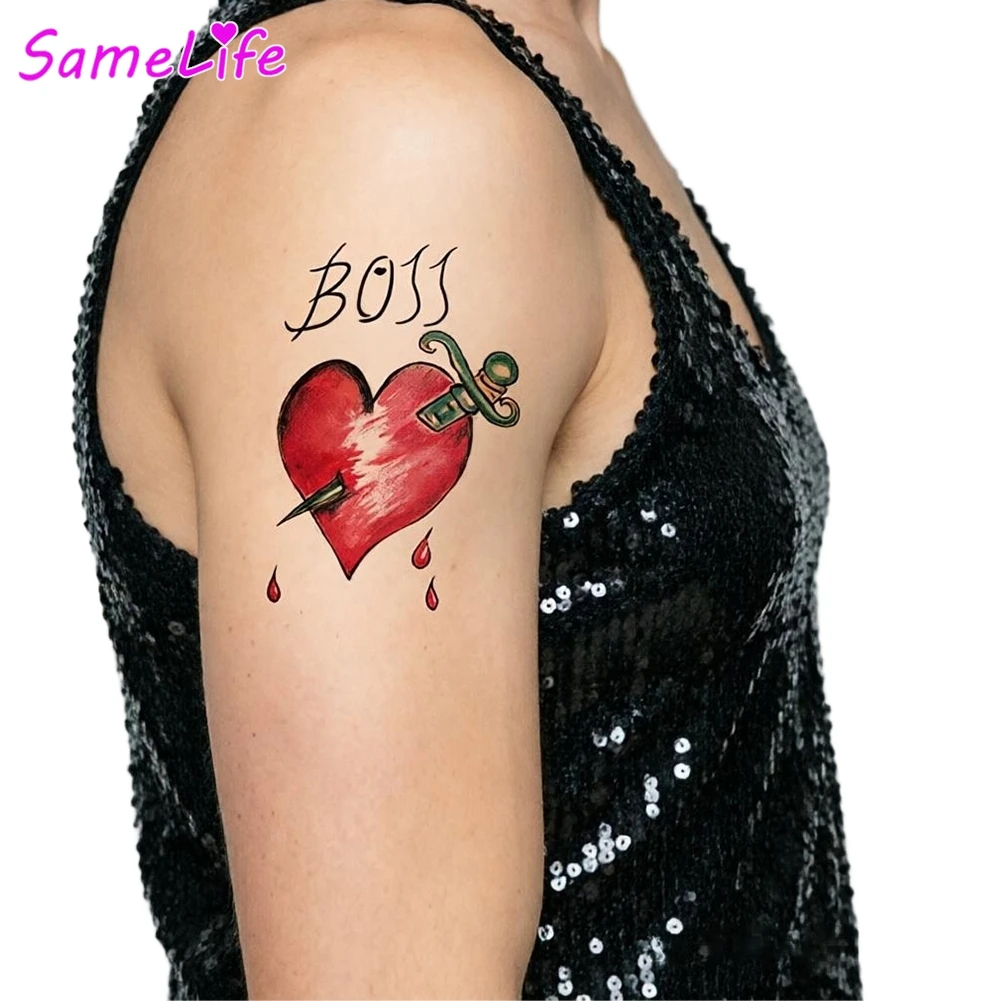 Wholesale Movie Rocky Horror Picture Show Cosplay Role Play Dr. Furter Temporary Tattoo Sticker Prop Halloween Fancy Dress Up