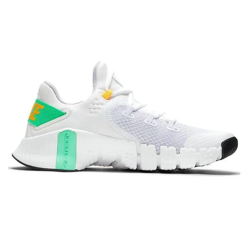 Nike Free Metcon 4 White Green Glow Women's Sneakers Shoes Cz0596-135 With Original Box