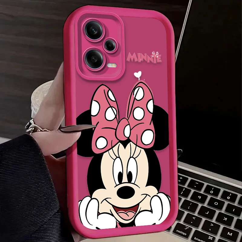 Disney Mickey Minnie Mouse Case for Xiaomi Redmi Note 13 12 11 Pro Plus 4G 5G 12S 11S 10S 10 9 9S 8 12C 13C A3 Silicone Cover