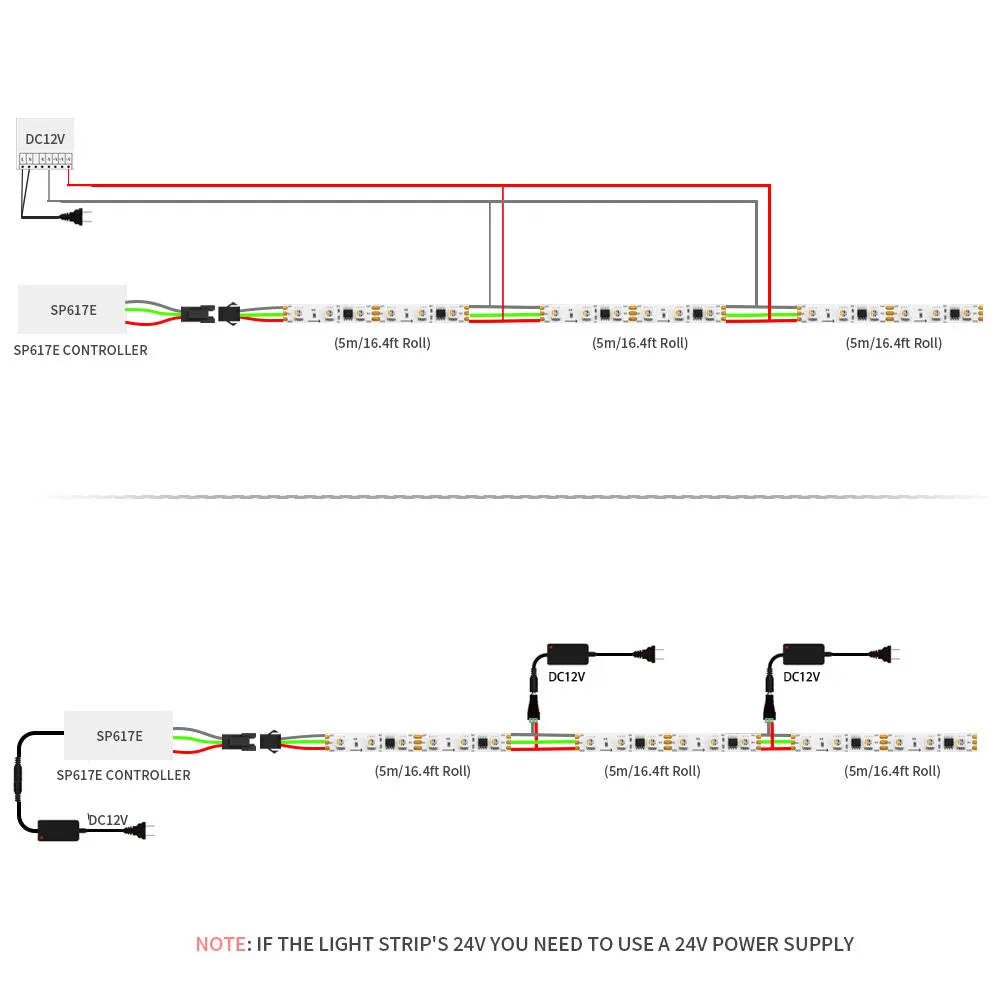 Imagem -04 - Endereçáveis Led Strip Lights Semelhante Ws2811 Sk6812 Rgbw em 60pixels Leds por m 5050 Rgbww 3pin Ip30 65 67 dc 12v 24v Ws2814