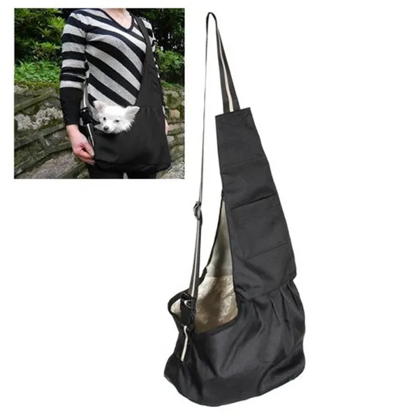 

Сумка-переноска из ткани Оксфорд для домашних животных, на одно плечо, для собак и кошек, 85x35 см, с дышащей сеткой, с отверстием для головы, комфортная, регулируемая