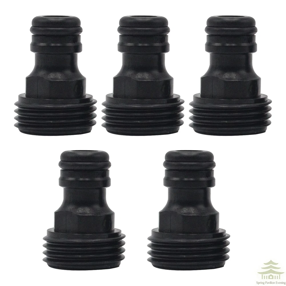 Threaded Fittings Threaded Joint Hydraulics Garden Plastic Quick Coupling Water Pipe 1/2inch 5pcs Faucet Adapter image 4