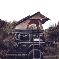 ENJOIN Hard Shell Aluminum Alloy Ute Canopy Triangle Roof   Tent for Car and Pickup Camping