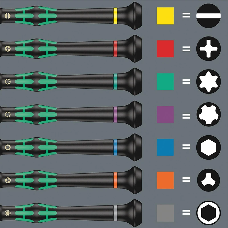 Wera 05134027001 Kraftform Micro Big Pack 2 Electronic Screwdriver Set 29 pcs