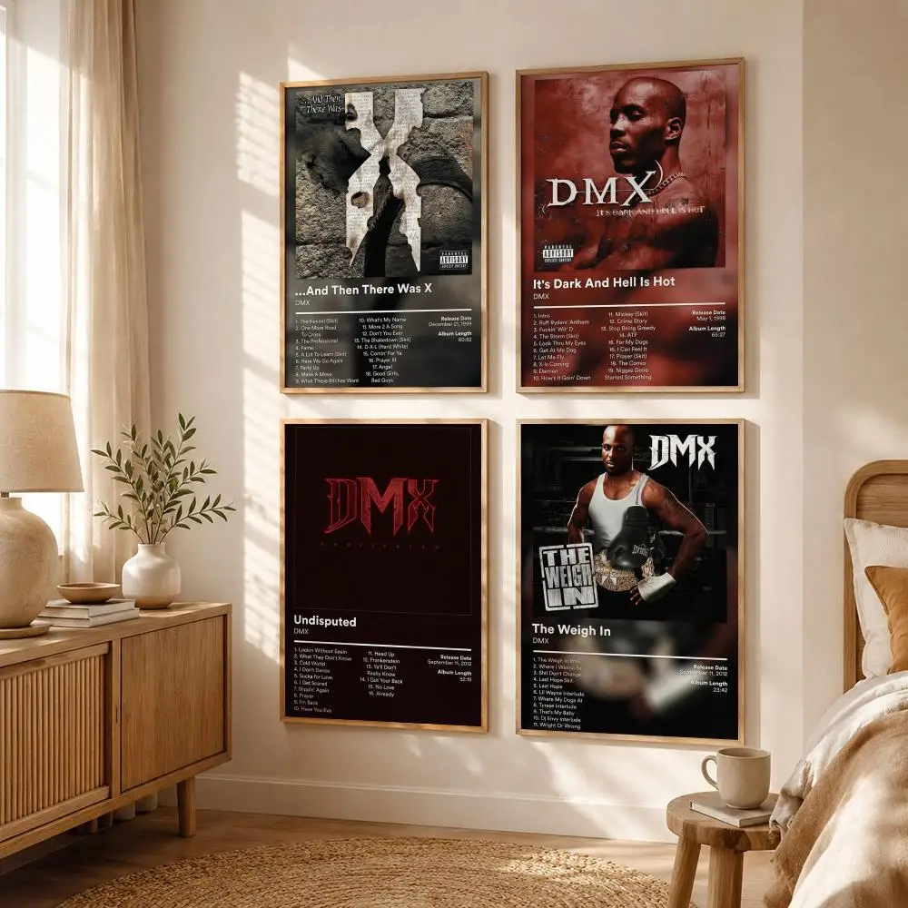 Hardcore Legend D-DMX Poster All-match HD Waterproof Self-Adhesive Wall Art Sticker For Home Bedroom