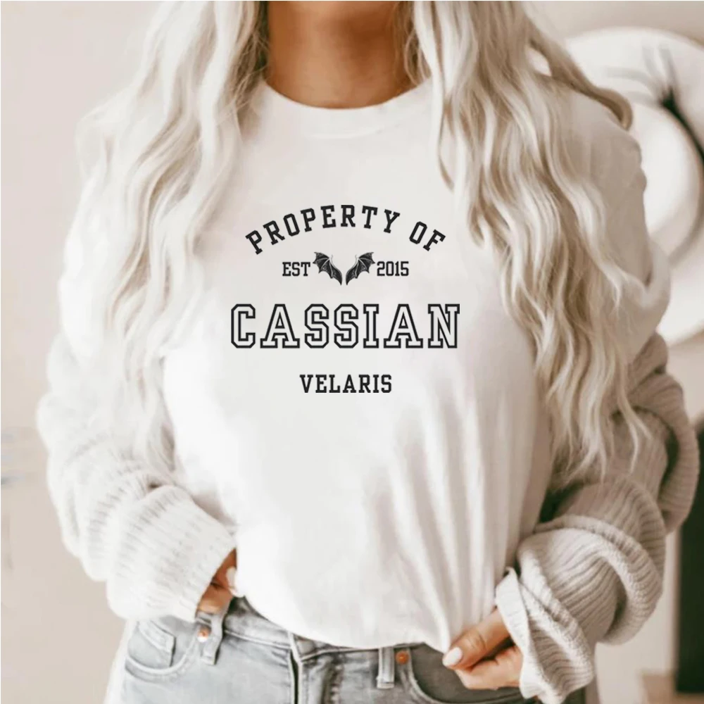 ACOTAR Cassian Property Of the Batboys General Commander of the Night Court T-shirt Maasiverse Merch Unisex Velaris Crewneck TEE