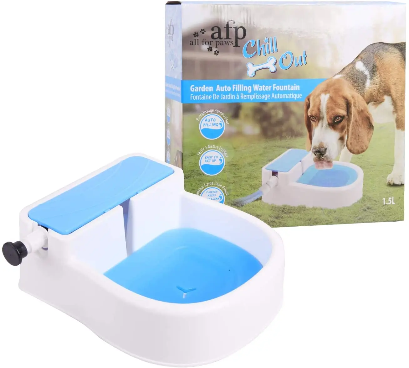 Auto Garden Outdoor Pet Drinking Fountain Dog Water Dispenser Dog Cat Water Feeder Pet Fountain