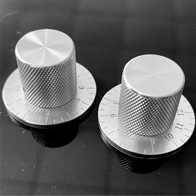 

1PCS 38mm * 25 mm HIFI Solid Full Aluminum Volume Potentiometer Knob For Hifi Audio AMP