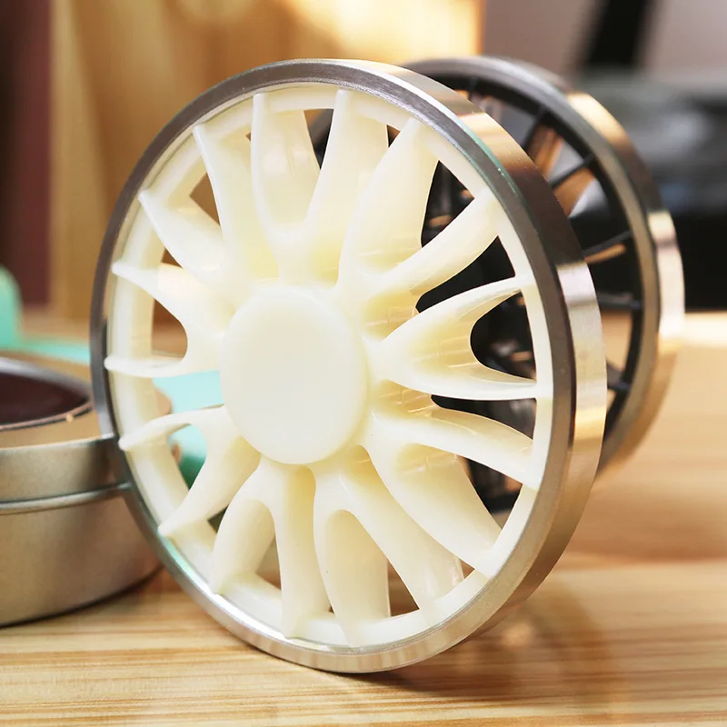 Rueda Fidget Spinner Roller Spinning Top Tip giroscopio EDC Metal juguetes reductores de estrés descompresión mejor Spinner giratorio