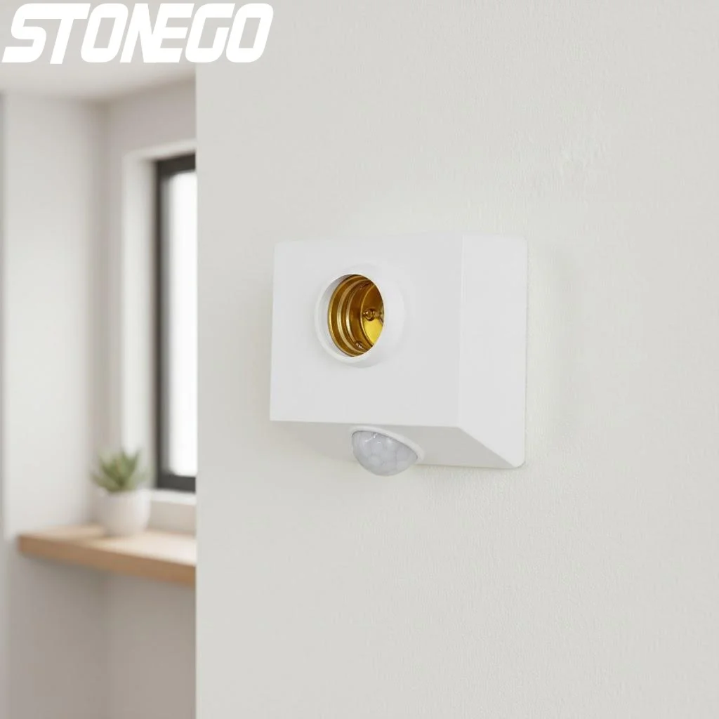 Human Body Sensor Lamp Base Home Floor Staircase Light Sound Control Lighting Fixture Accessories
