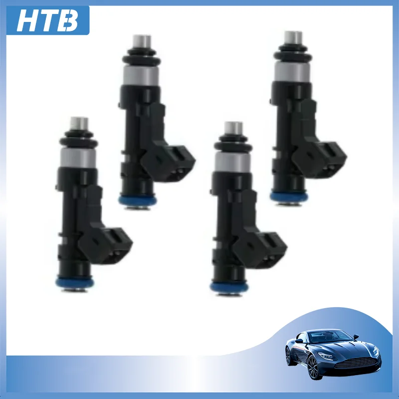 

HTB 4pcs 0280158284 Fuel Injector Nozzle fit for Ford Fiesta 1.6L I4 Flex L4 10-13 AE8E-BA EV14ES Renault LAGUNA 2001-2007