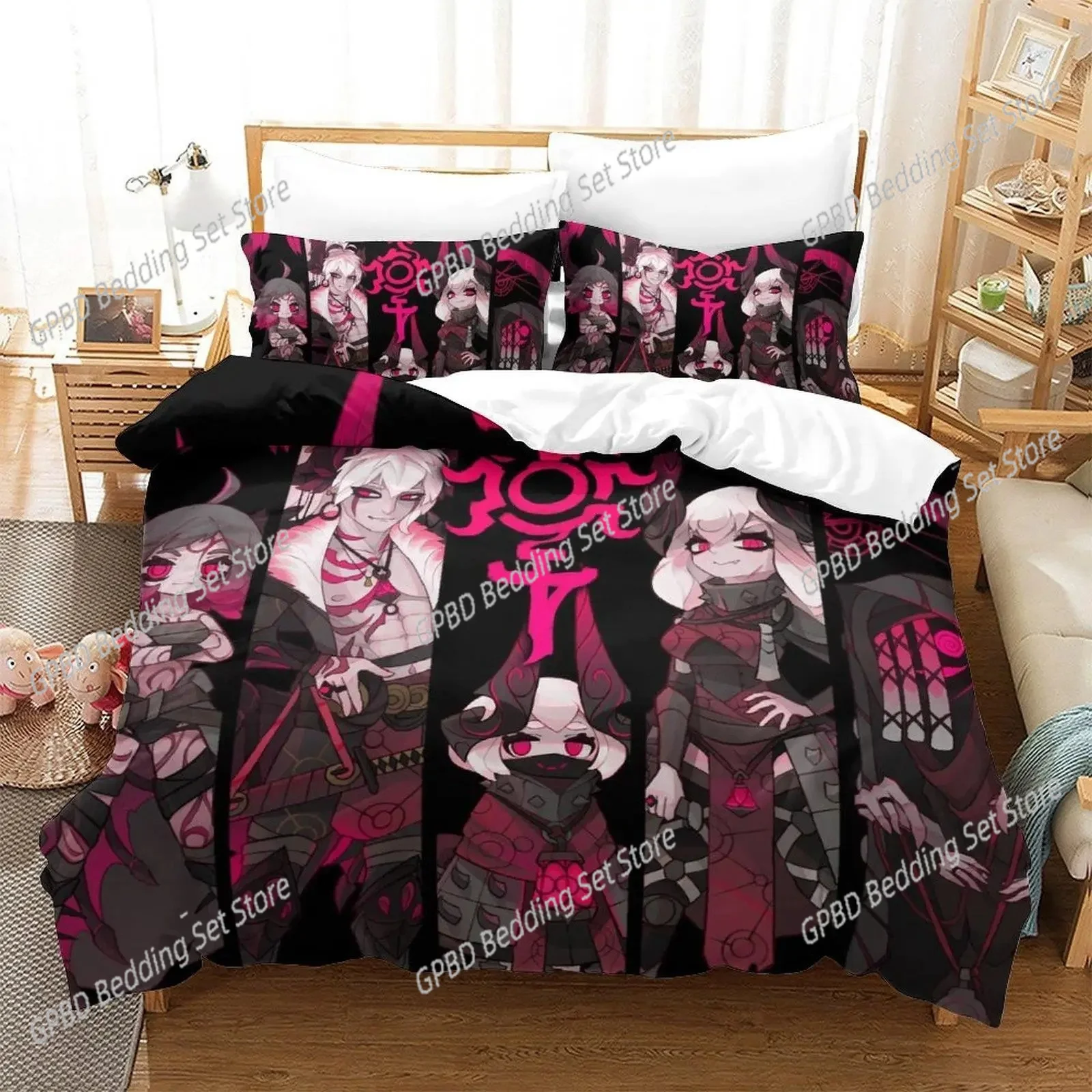 

Soulfire Demons Bedding Set Single Twin Double Queen King Cal King Size Bed Linen Set