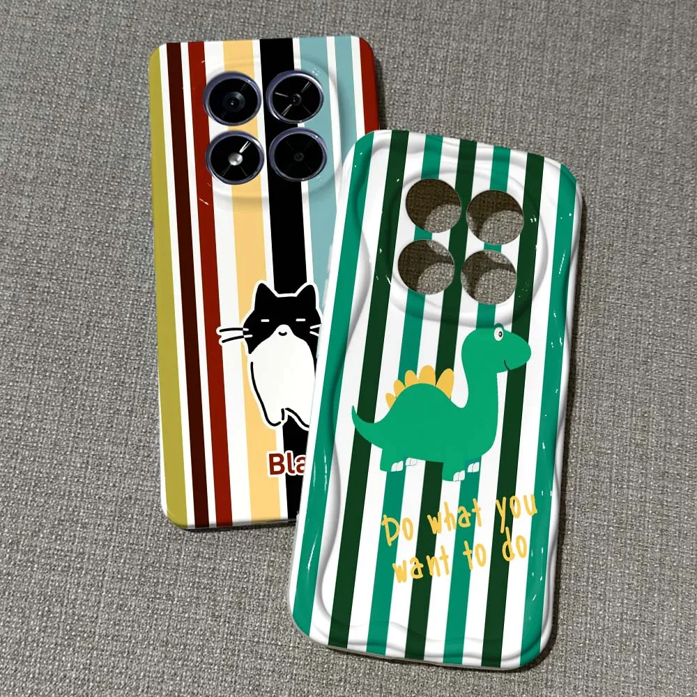 

Trendy Art Animals Phone Case For Xiaomi Poco F3 F4 F5 F6 M3 M6 M7 X2 X4 X5 X6 X7 C75 Pro 5G Feilin Wave Oil Shell