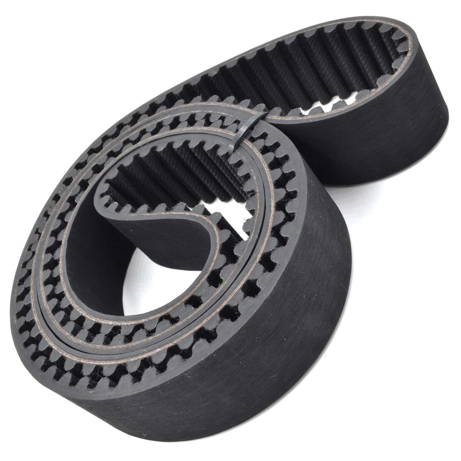 POWGE HTD 8M Timing belt Lp=1496 1504 1512 1520 1528 1536 1544 1552 1560 1568 1576 1584 1592 1600 1608 1616 Width 15-50mm Rubber