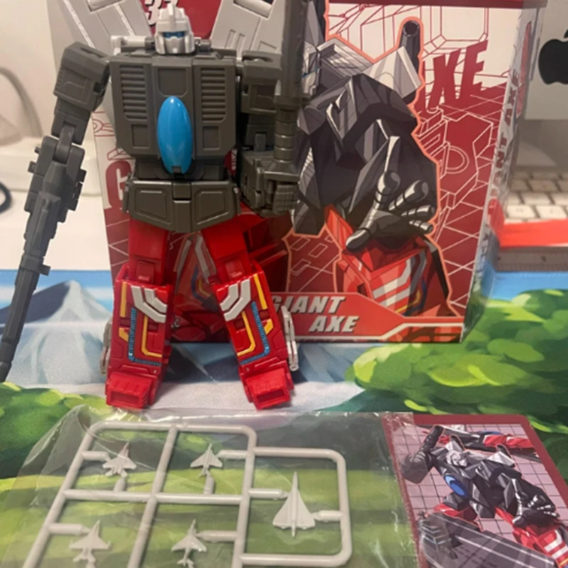 NA STANIE Transformacja Dr. Wu Toys MS-37 MS-37M MS-37D Figurki Zabawki Ogromny Topór Kreskówka Figurka Akcji Kolekcja Model Prezenty