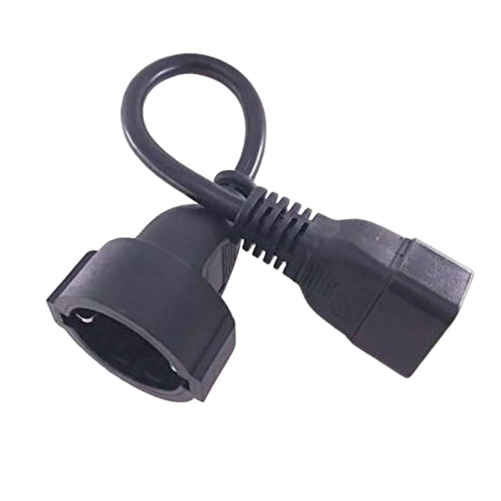 Cabo adaptador IEC320-C20 EU 4.8, 0. Cabo de conversão preto macho para fêmea extensão plugue padrão conector de computador