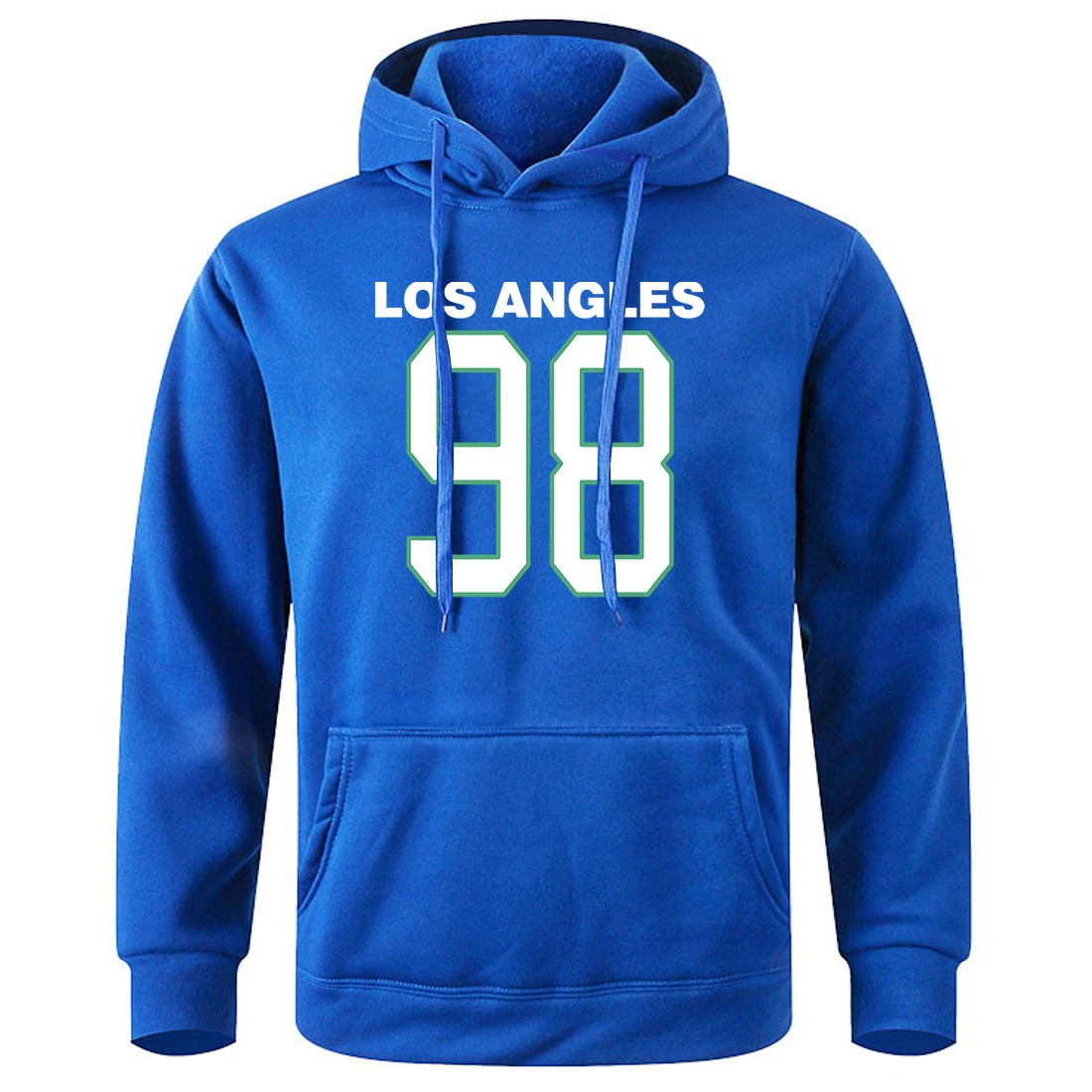 Los Angles 98 Printing Men Hooded Breathable Soft Fleece Hoodie Casual Novelty Sweatshirt Classic Original Vintage Male Hoody