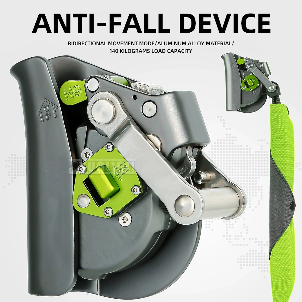 

H Series Dragon Stop Fall Device Outdoor rock climbing rapid descent fall arrest device Moving fall arrest device fall protector