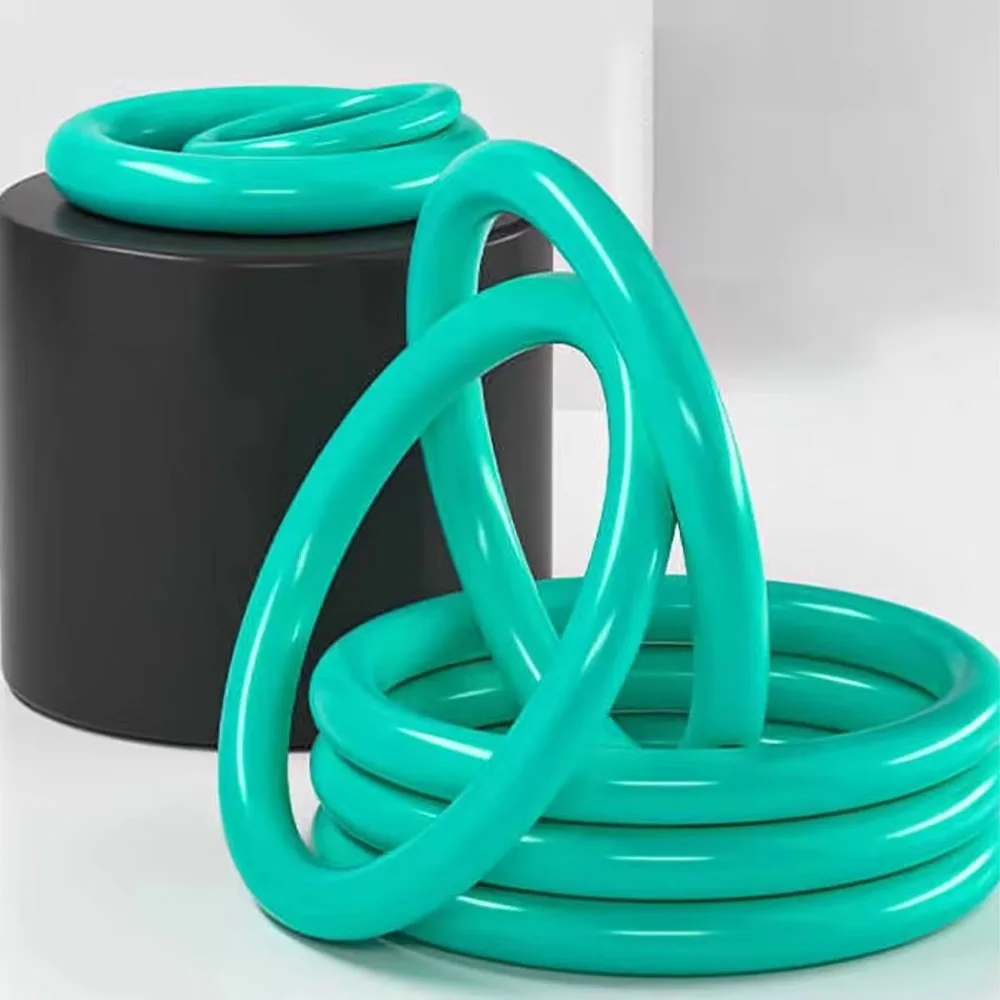 1Pcs OD 102mm-1000mm Green FKM O-Ring CS 3.1mm Oil Resistant High Temperature Resistant And Corrosion-Resistant Sealing Ring