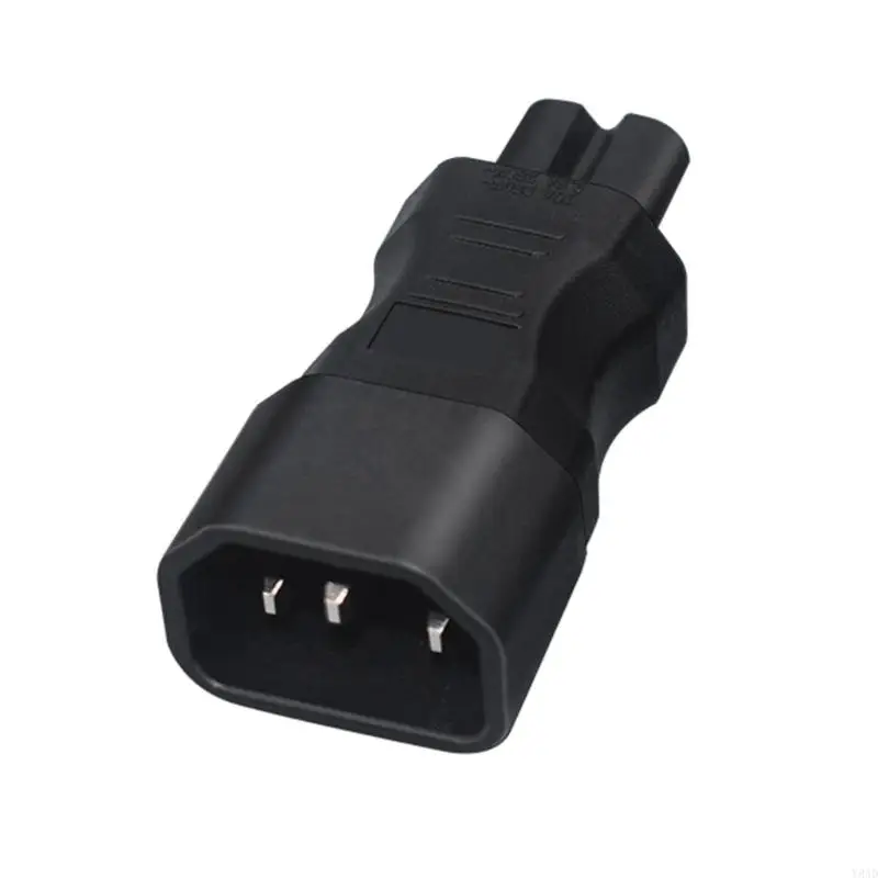 Y8AD IEC320 C14 to C7 Power Cord Adapter 3Pin to 2Hole Figure 8 Male to Female Converters Connectors for Consumer Electronics