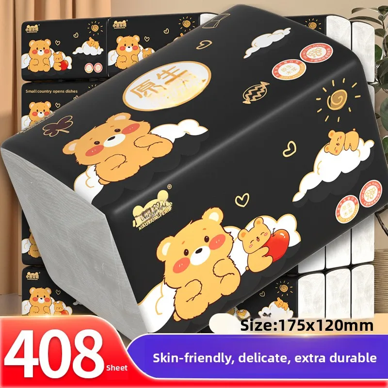 18-30 Packs Of Soft Tissue Paper, Hand Wipes, Paper Towels, Napkins, Toilet Paper, 408 Sheets Per Pack, 80 Puffs Per Pack