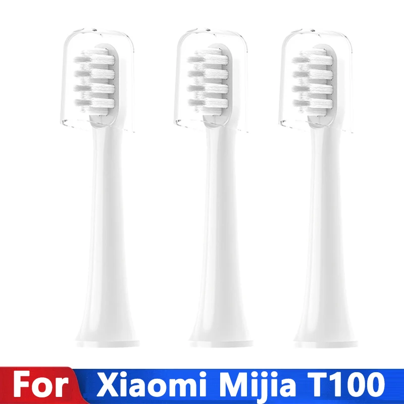3Pieces Toothbrush Heads For Xiaomi Mijia T100 Mi Smart Electric Toothbrush Replacement