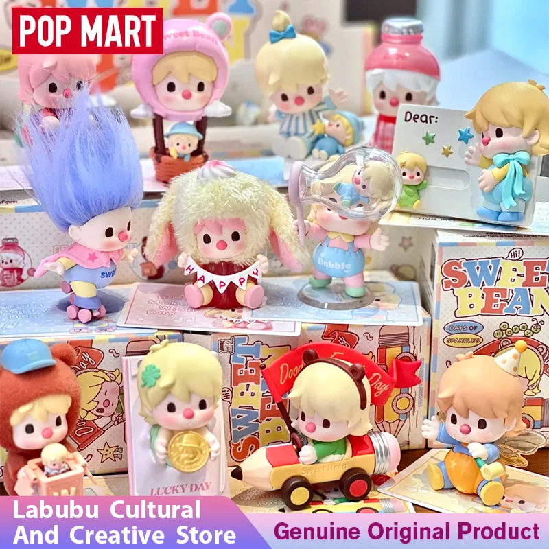 

Новая оригинальная фигурка POPMART Little Sweet Bean из серии Light Memory, загадочная коробка-сюрприз, игрушка, украшение, модель, кукла, коллекционный подарок