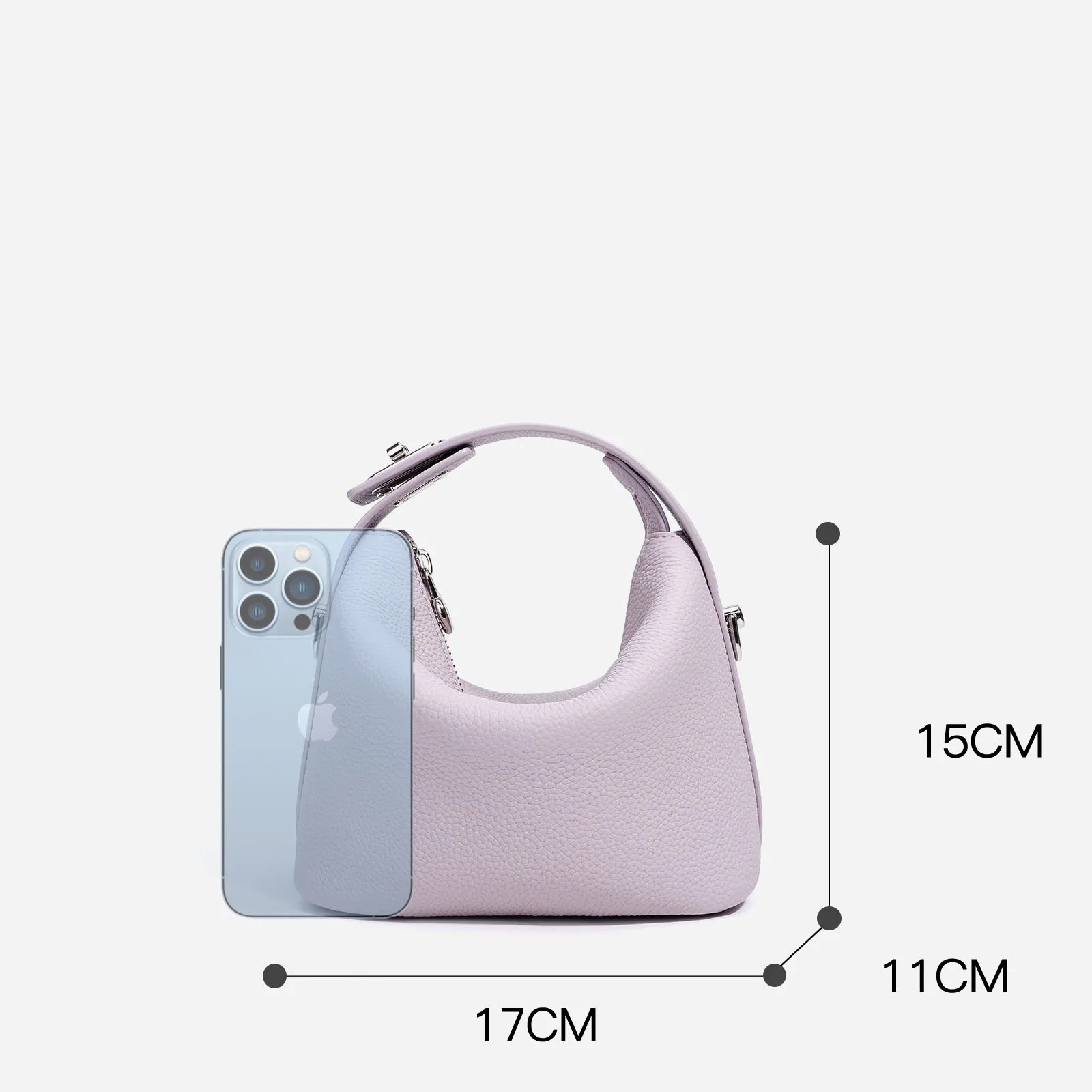 Armpit Bento Bag 2026 Tote Design Casual Shoulder Crossbody Bag Genuine Leather Lipstick Box Niche Cosmetic Organizer Essentials - view 6