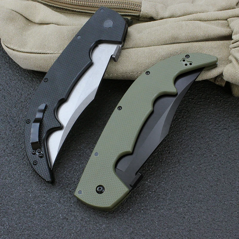 EDC Camping Hunting Folding Knife AUS-10A Blade Outdoor Survival Tools High hardness Knives For Men Gift 2024