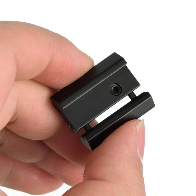 Adaptor Konversi Jalur Adaptor 11 Hingga 20MM Pas Ke Alat Berburu Adaptor Snap-In Dudukan Lingkup Dasar Rel Picatinny